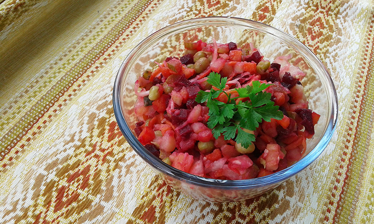 Sauerkraut Vegetable Salad