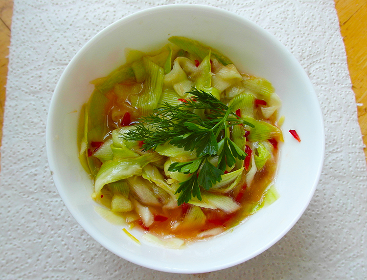 Courgette Pepper Salad