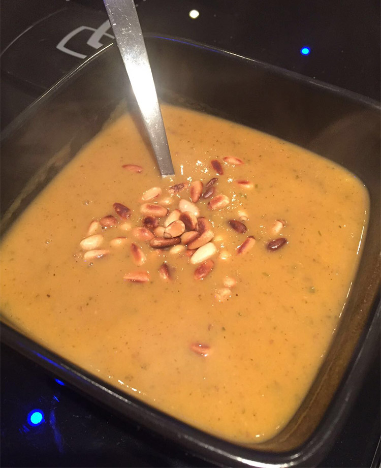 Chestnut & Sweet Potato Soup