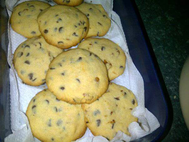 Nut Choc Chip Cookies